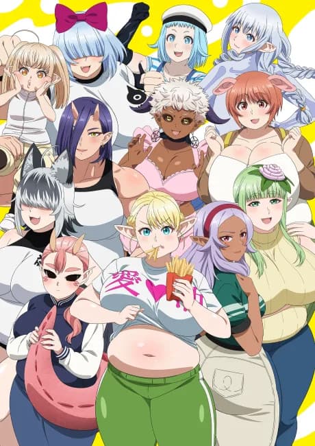 Okładka: Elf-san wa Yaserarenai.