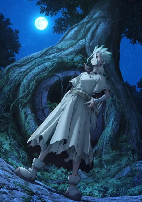 Okładka: Dr. STONE: NEW WORLD