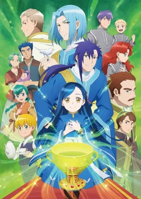 Okładka: Honzuki no Gekokujou: Shisho ni Naru Tame ni wa Shudan wo Erandeiraremasen 3rd Season