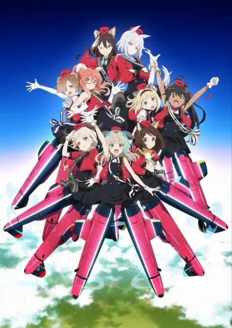 Okładka: Renmei Kuugun Koukuu Mahou Ongakutai: Luminous Witches