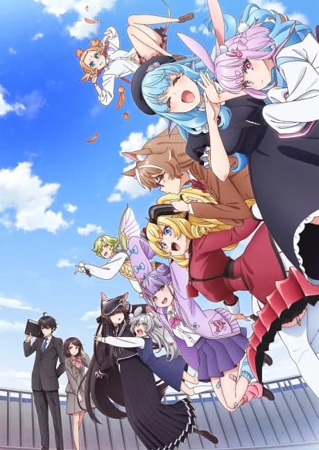 Okładka: Jingai Kyoushitsu no Ningengirai Kyoushi