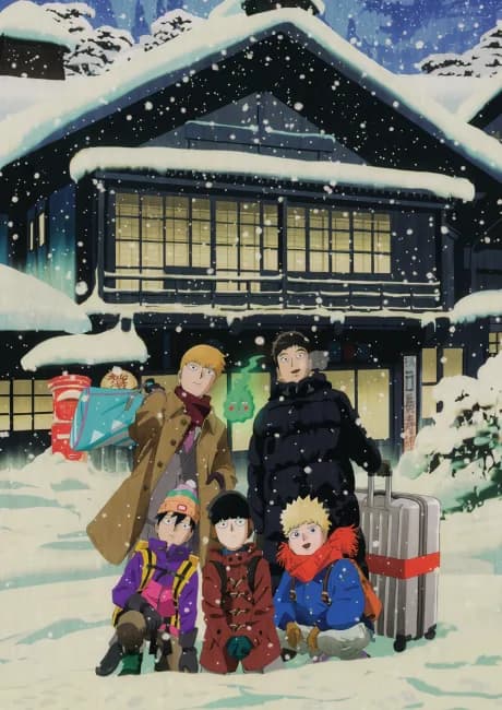 Okładka: Mob Psycho 100: Daiikkai Rei toka Soudansho Ian Ryokou - Kokoro Mitasu Iyashi no Tabi