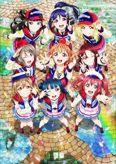 Okładka: Love Live! Sunshine!! The School Idol Movie: Over the Rainbow