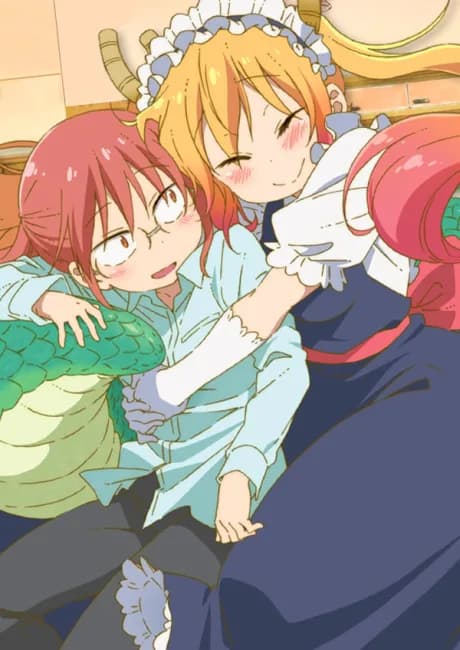 Okładka: Kobayashi-san Chi no Maidragon: Valentine, Soshite Onsen! (Amari Kitai Shinaide Kudasai)