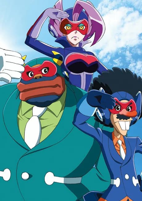 Okładka: Time Bokan: Gyakushuu no San-Akunin