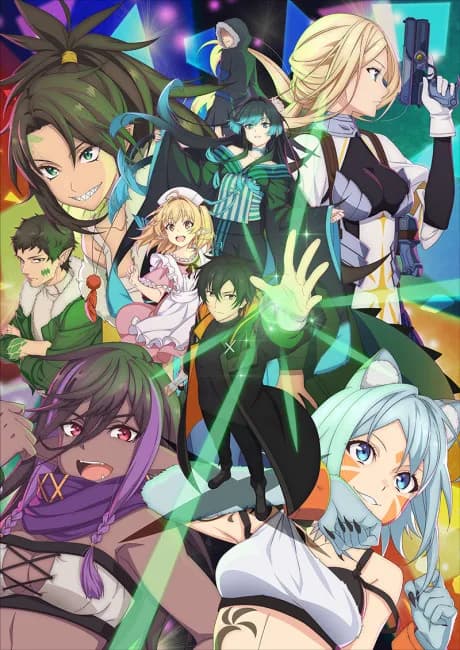 Okładka: Isshun de Chiryou Shiteita no ni Yakutatazu to Tsuihou Sareta Tensai Chiyushi, Yami Healer Toshite Tanoshiku Ikiru
