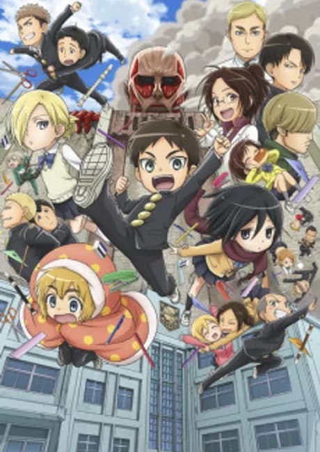 Okładka: Shingeki! Kyojin Chuugakkou