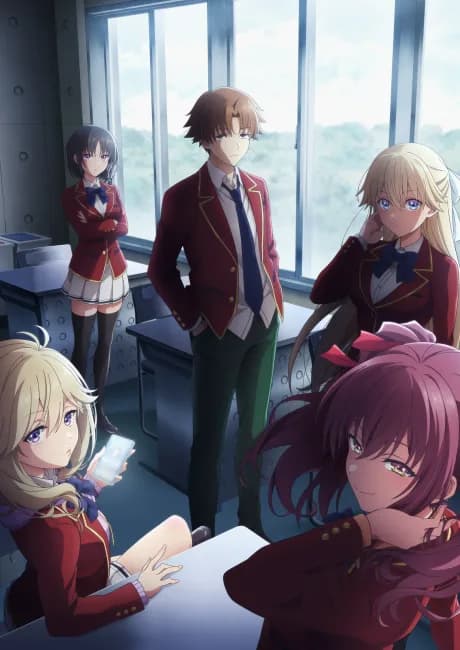 Okładka: Youkoso Jitsuryoku Shijou Shugi no Kyoushitsu e 4th Season 2-nensei-hen Ichi Gakki