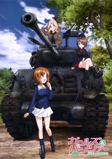 Okładka: Fushou Akiyama Yukari no Sensha Kouza: M4 Sherman in Girls und Panzer