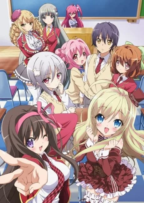 Okładka: Ore no Nounai Sentakushi ga, Gakuen Love Comedy wo Zenryoku de Jama Shiteiru