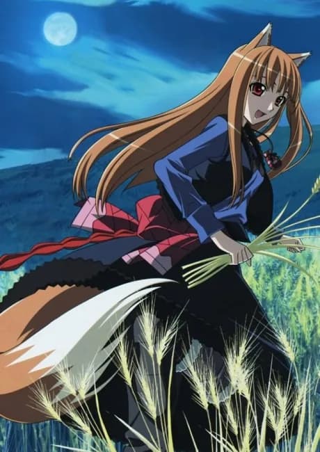Okładka: Ookami to Koushinryou II: Ookami to Kohakuiro no Yuuutsu