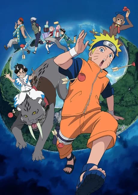 Okładka: NARUTO: Dai Koufun! Mikazukijima no Animal Panic Dattebayo!