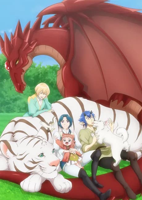 Okładka: Isekai de Mofumofu Nadenade Suru Tame ni Ganbattemasu.